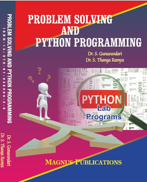 PROBLEM SOLVING AND PYTHON PROGRAMMING